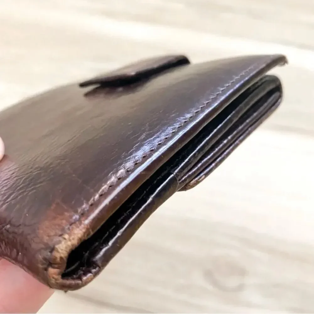 ⭐️Yves Saint Laurent⭐️ YSL *unisex* Brown Soft Leather Wallet